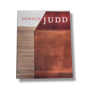 Donald Judd Hardcover Coffee Table Art Book Post War Modern Sculpture Paintings